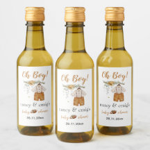 Oh Junge! Boho Football Watercolor Babydusche Mini