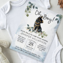 Oh Junge! Deutsche Schäferpuppe Wasserfarben Babyd