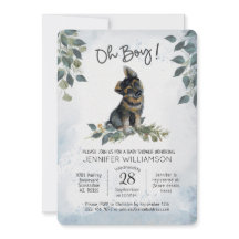 Oh Junge! Dog Baby Shower