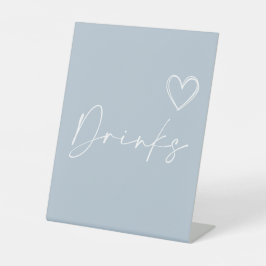 Oh, Junge Minimalistische Babyduschtränke Sockelschild