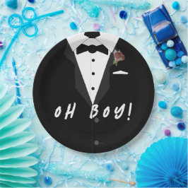 Oh Junge! Tuxedo Favor Box Pappteller
