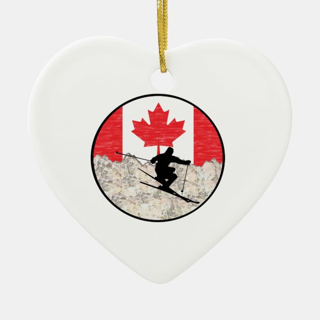 Oh Kanada Keramikornament (Vorne)