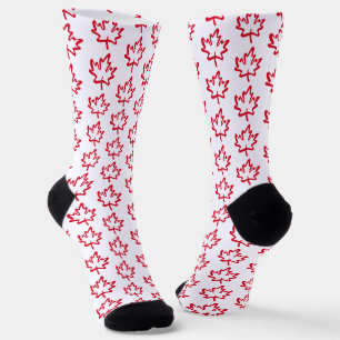 Oh Kanada! Stolz kanadisches rotes Ahornblatt mode Socken