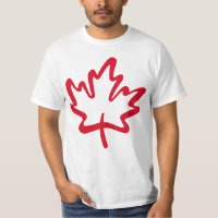 Oh, Kanada! Tag Big Canadain Maple Leaf