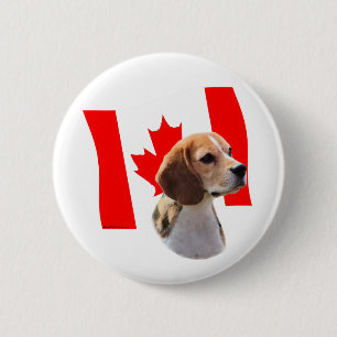 Oh, Kanada...und Beagle. Button