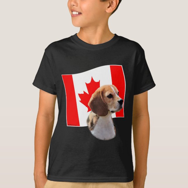 Oh, Kanada...und Beagle. T-Shirt (Vorderseite)