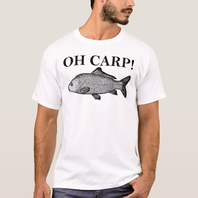 Oh Karpfen-oh Mist-lustiger T - Shirt (Vorderseite)