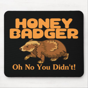 Oh kein Honig-Dachs Mousepad