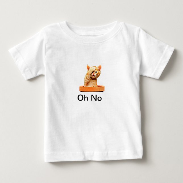 Oh kein Niedliches Kat-T - Shirt für 12 Monate BAB (Vorderseite)