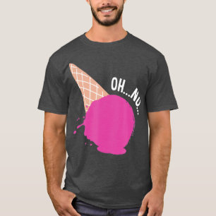 Oh kein Tropfen Eis Liebhaber Feinschmecker Junkfo T-Shirt