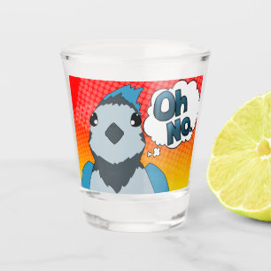 Oh kein Vogel Schnapsglas