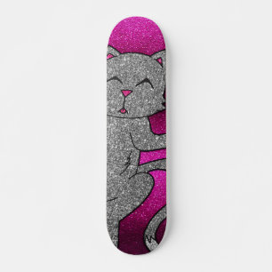 Oh Kitty Bling Glitzer Skate Party Luxurik Sk Skateboard