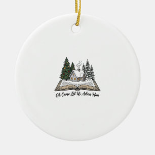 Oh kommt lasst uns ihn anbeten Weihnachtsbuch Desi Keramik Ornament