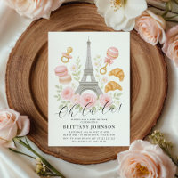 Oh La Chic Floral Parisian Babydusche
