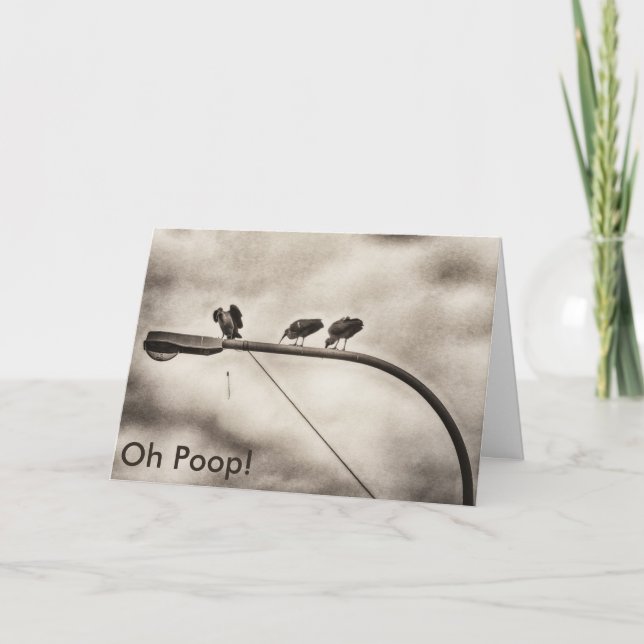 Oh la dunette… a retardé la carte d'anniversaire (Devant)