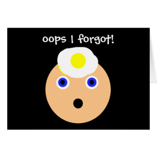 oh là là ! ! J'ai oublié !