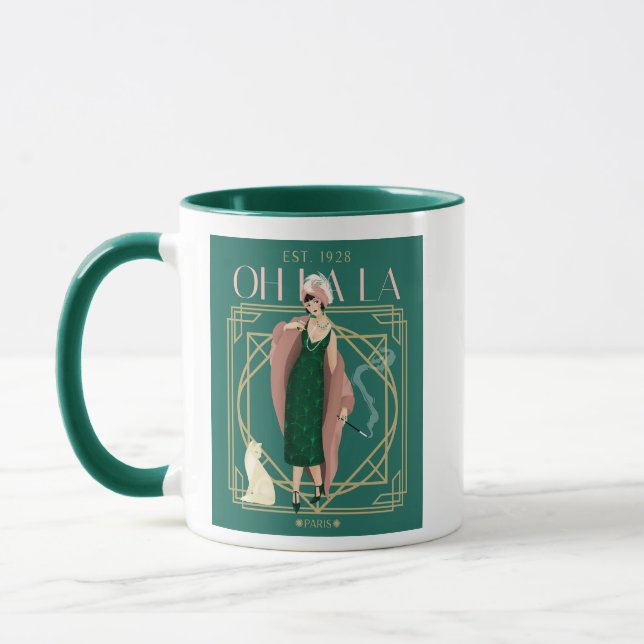 Oh La La Mug Art Déco (Gauche)