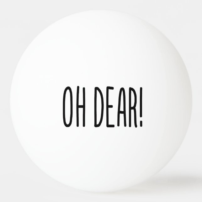 OH LASS! TISCHTENNISBALL (Vorderseite)