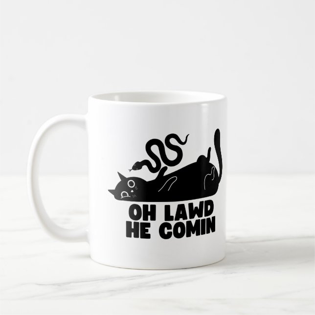 Oh Lawd He Comin Kaffeetasse (Links)