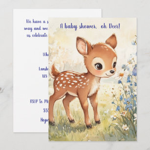 Oh lieber Baby Shower Digital-Download-Einladung Einladung