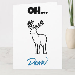 Oh, lieber Funny Belated Geburtstag Karte