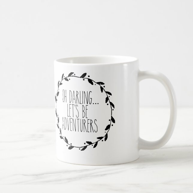Oh ließ Liebling uns Abenteurer-Tasse sein Kaffeetasse (Rechts)