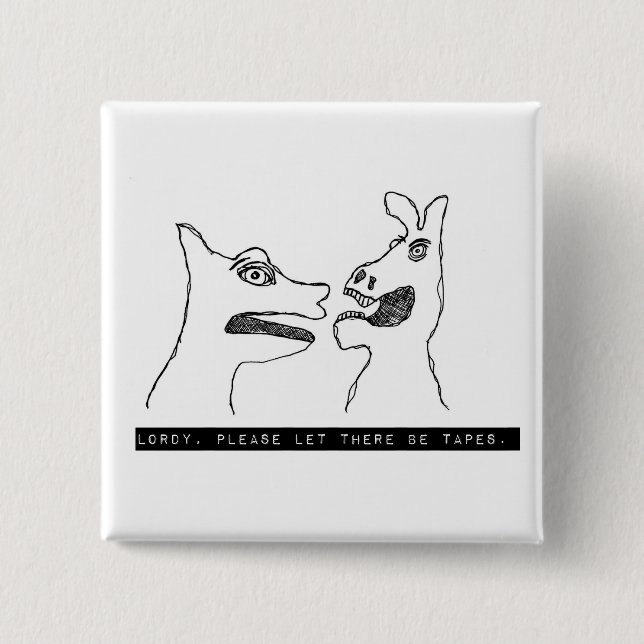 Oh LORDY 1975 Aufkleber-Bandknopf Button (Vorderseite)