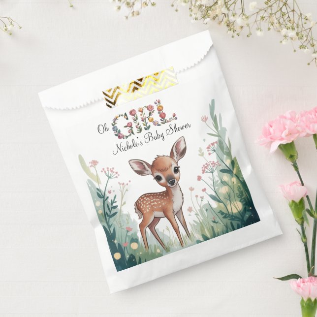 Oh Mädchen: Kleine Hirschgewächshaus-Kinderdusche Geschenktütchen (Versiegelt)