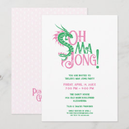 Oh Mah Jong! | Mah-Jongg Einladung