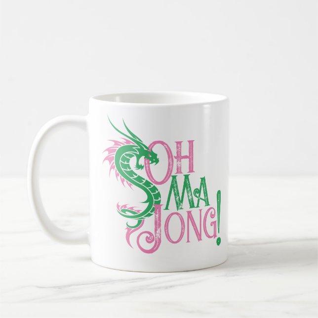 Oh Mah Jong! | Mah-Jongg Kaffeetasse (Links)