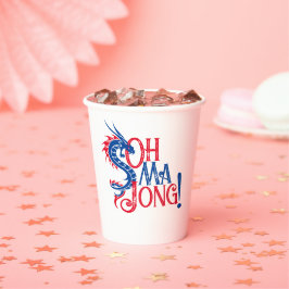 Oh Mah Jong! | Mah-Jongg Pappbecher