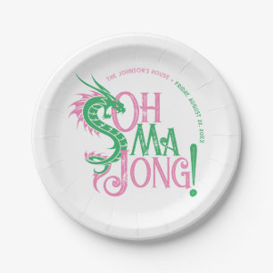 Oh Mah Jong!   Mah-Jongg Pappteller