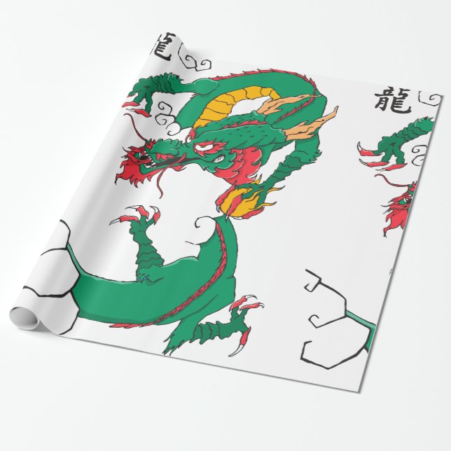 Oh mein Drache! Geschenkpapier (Ungerollt)