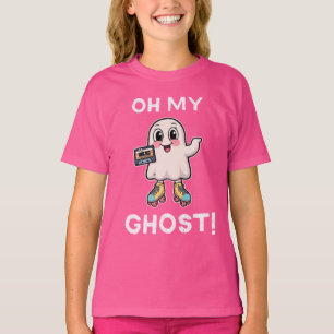 Oh mein Geist! Süßer Wortwitz-Geist auf Rollschuhe T-Shirt