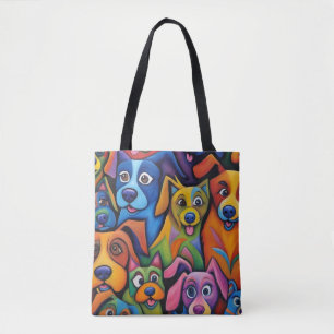 Oh mein Gott Abstrakter Hund Tasche
