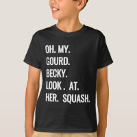 Oh, mein Gourd Becky schaut sich ihre Squash Fun F