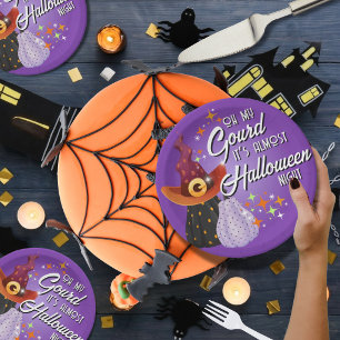Oh mein Kürbis, Halloween ist fast da Dessert Tel Pappteller