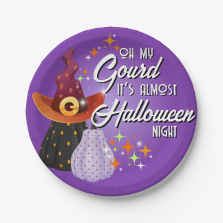 Oh mein Kürbis, Halloween ist fast da Dessert Tel Pappteller