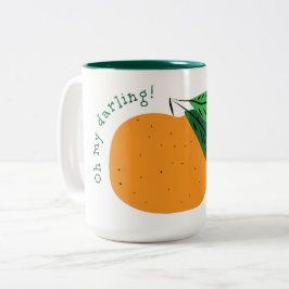 Oh mein Liebling Clementine! Zweifarbige Tasse