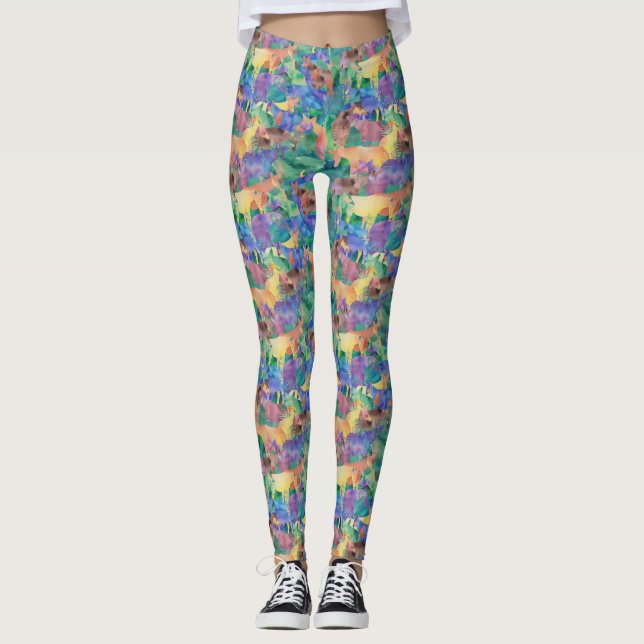 Oh, mein Okapi! Leggings (Vorderseite)