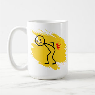 Oh mein Rückenschmerz Humor Benutzerdefinierte Bed Kaffeetasse
