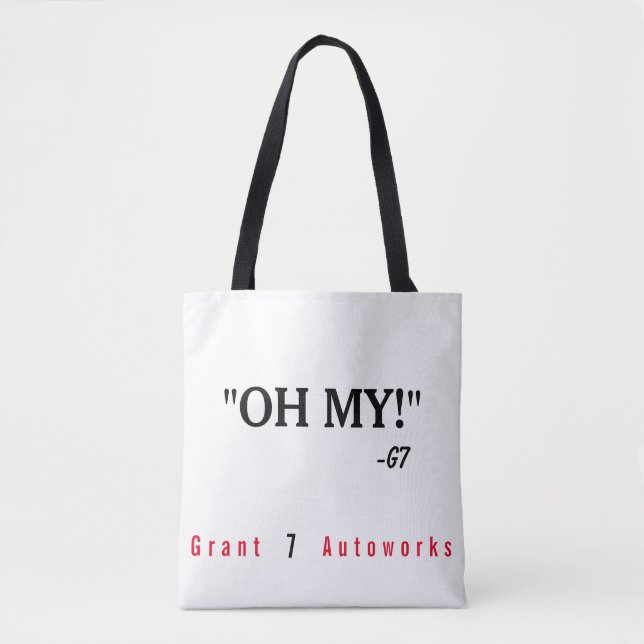 "Oh mein! "Tasche Tasche (Vorderseite)
