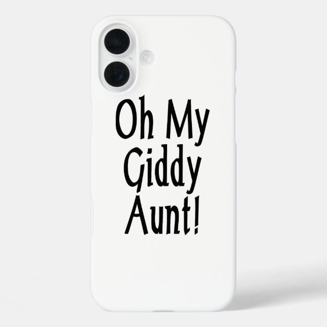 Oh meine Giddy-Tante! iPhone 16 Plus Hülle (Rückseite)