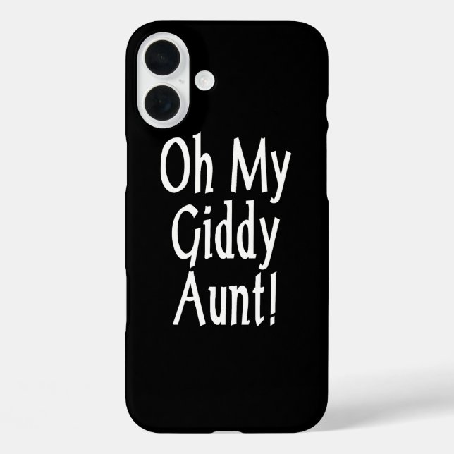 Oh meine Giddy-Tante! iPhone 16 Plus Hülle (Rückseite)