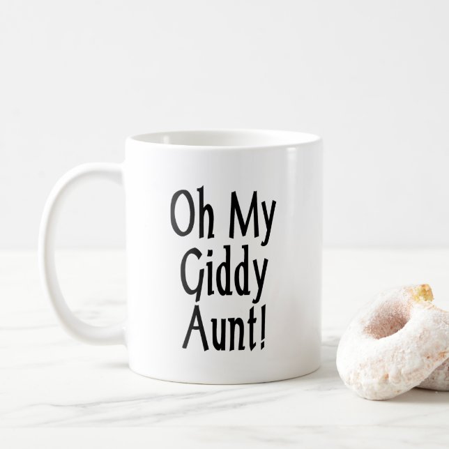Oh meine Giddy-Tante! Kaffeetasse (Mit Donut)