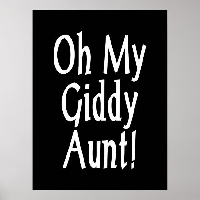 Oh meine Giddy-Tante! Poster (Vorne)