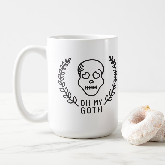 Oh meine Goth Tasse (Mit Donut)