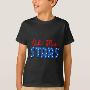 Oh meine Sterne 4. Juli Unabhängigkeitstag Gedenkt T-Shirt