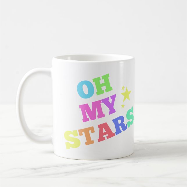 Oh meine Sterne! Kaffeetasse (Links)