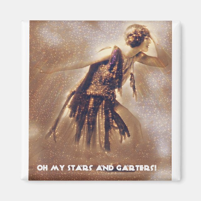 Oh, meine Sterne und Kleider! Magnet (Vorne)